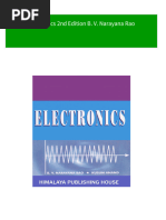 Get Electronics 2nd Edition B. V. Narayana Rao Free All Chapters