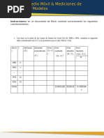 Promedio Moviles Mediciones Rendimiento Modelos