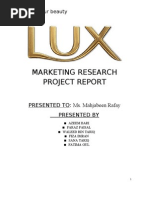 Final Report LUX Marketing