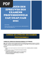 Corrige Des Epreuves Des Examenx Professionnels-1