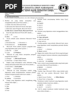 Format Soal Ujian Semester Ganjil