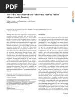 10.1007 - S12127 012 0108 Y Towards A Miniaturized Non Radioactive Electron Emitter With Proximity Focusing