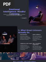 Emotional Intelligence Mindful Listening