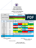 Grade 4 - Matatag Classroom Program