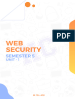 Web Security Notes U1 PDF