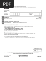 Cambridge International General Certi Cate of Secondary Education