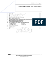 Cell Structure and Functions: Steps