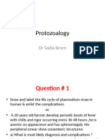 Protozoalogy (Parasitology)