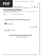 Step by Step Guide To Renew The SAP Router Licens... - SAP Community