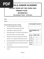 P.4 Set 2 MTC Exam - Teacher - Ac