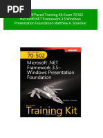 Buy Ebook MCTS Self Paced Training Kit Exam 70 502 Microsoft NET Framework 3 5 Windows Presentation Foundation Matthew A. Stoecker Cheap Price