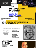 Astrophysics LGP Ashoka