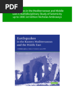 Earthquakes in The Mediterranean and Middle East A Multidisciplinary Study of Seismicity Up To 1900 1st Edition Nicholas Ambraseys