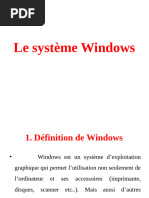 Le Système Windows