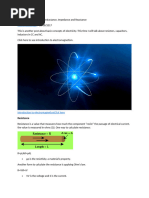 Resistance, Capacitance, Reluctance