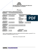 Gabarito Ofical - 3 Etapa (Após Recursos)