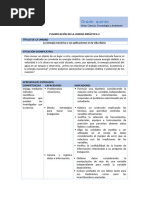 CTA - Planificación Unidad 4 - 5to Grado