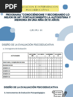 Estudio de Caso Psicoeducativa