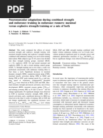 Neuromuscular Adaptations During Combined Strength and Endurance Training in Endurance Runners: Maximal Versus Explosive Strength Training or A Mix of Both