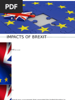 Impacts of Brexit+