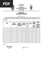 BE Form 4 - DAILY ATTENDANCE OF VOLUNTEERS