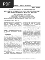 Methods For Determination of Oil and Gre