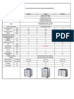 Especificaciones Tecnicas Bombas de Calor HIDROTHERM 60degree