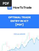 Optimal Trade Entry in ICT