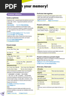 Grammar and Vocabulary Reference Spanish