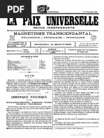 J. Bricaud - Chronique Psychique (La Paix Universelle, Quatorzième Année, #337, 1er-15 Décembre 1904) Pp. 751-752