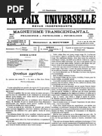 J. Bricaud - Chronique Psychique (La Paix Universelle, Quinzième Année, #352, 16-31 Juillet 1905) Pp. 871-872