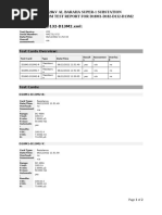 400/220Kv Al Baraha Super-1 Substation Busbar CRM Test Report For D18M1-D182-D132-D13M2