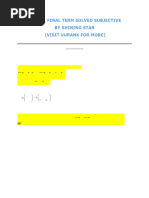 Mth401 Final Term Solved Subjective