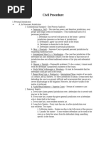 Gilbert - S Civil Procedures Outline