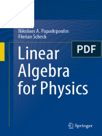 Nikolaos A. Papadopoulos, Florian Scheck - Linear Algebra For Physics-Springer (2024)