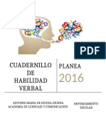 Habilidad Verbal Planea 2016