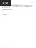 Effect of Planting Pattern and Weeding Frequency o