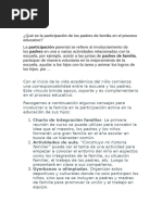 Qué Es La Participación de Los Padres de Familia en El Proceso Educativo