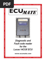 Diagnostic and Fault Code Reader For The Lucas