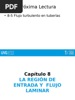 Clase 30 - La Región de Entrada y Flujo Laminar en Tuberías