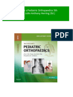 Immediate Download Tachdjian S Pediatric Orthopaedics 5th Edition John Anthony Herring (Ed.) Ebooks 2024