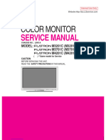 LG Flatron M3201C Service Manual