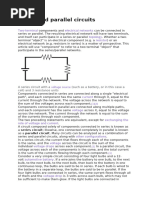 Series and Parallel Circuits: Two-Terminal Electrical Networks Topology Resistor