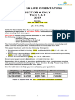 Gr10 T12 Section A Controlled Test (2023)