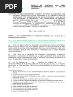 Modelo de Contrato y Anexo AC