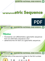 Lesson 5 Geometric Sequence