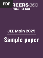 JEE Main 2025 Sample Paper - 1731318947728