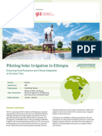 Piloting Solar Irrigation in Ethiopia GBE Case Study GIZ 2023