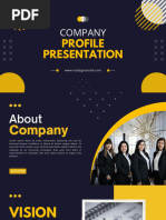 Yellow & Black Modern Company Profile Presentation