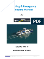 Kawau Kat IV Vessel Operations Manual 3 2 3